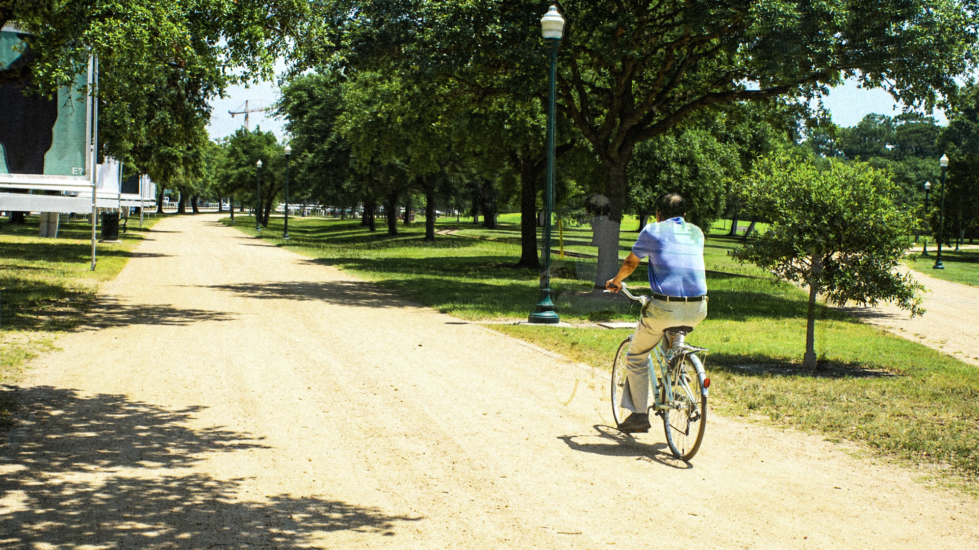 Man on Bike - Coexistance Public Art