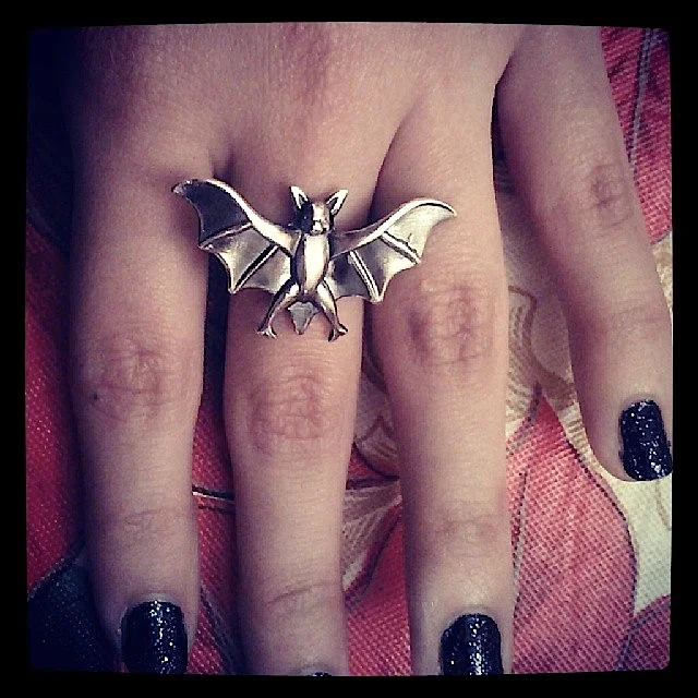 The Romy Bat Ring in Sterling Silver