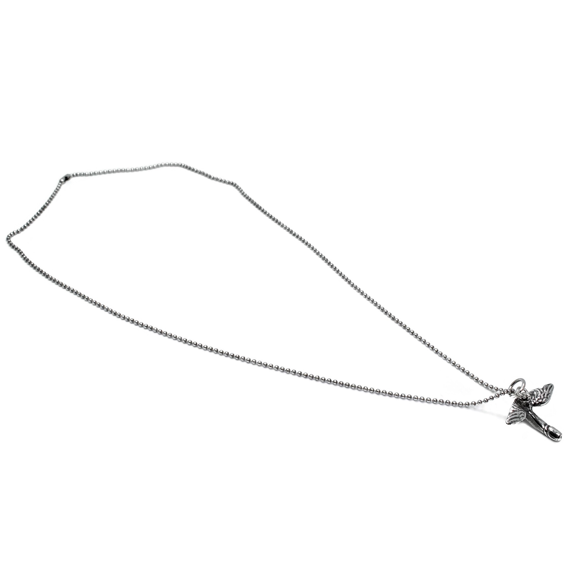 Flying Penis Pendant in Sterling Silver on Ball Chain — Michael Raymond ...