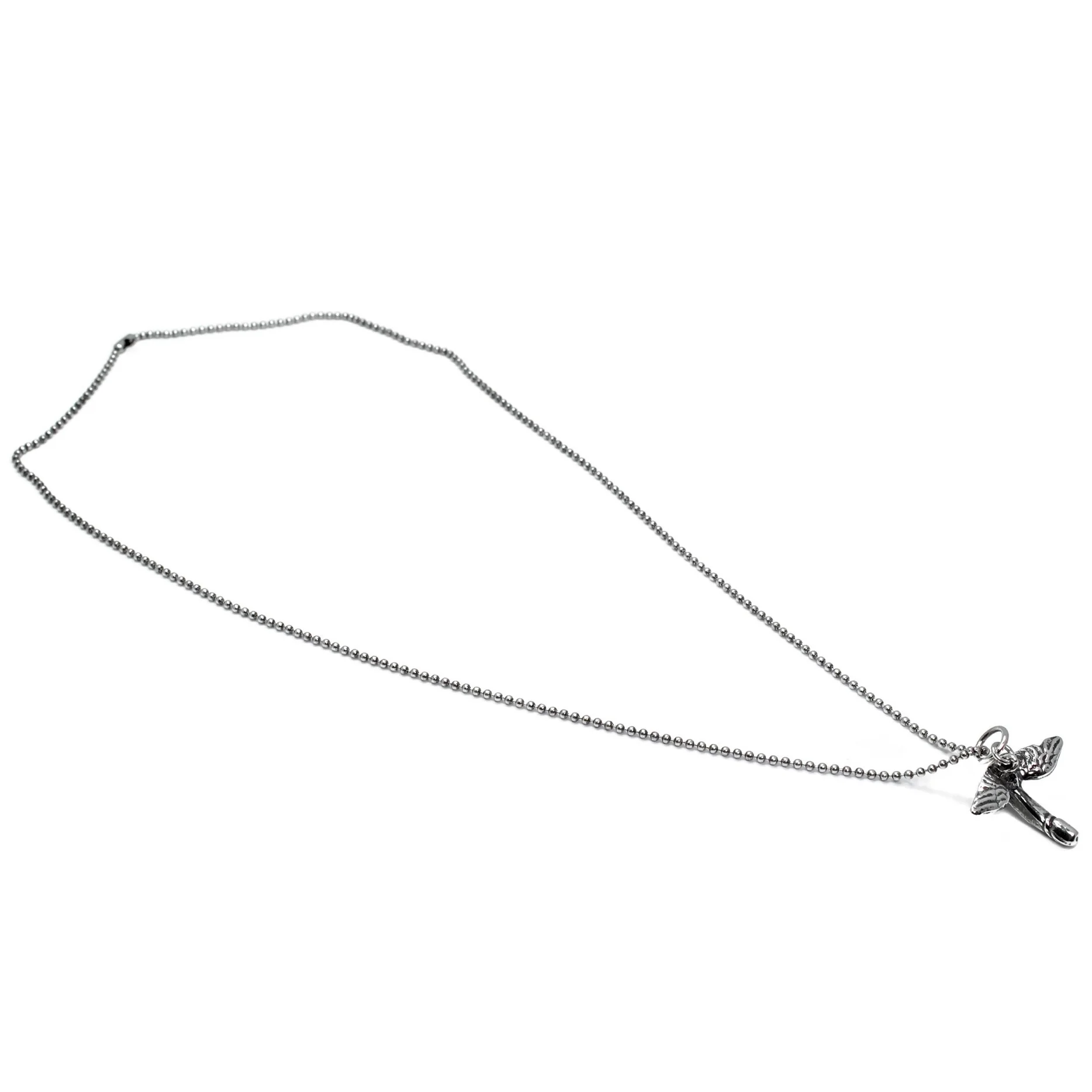 Flying Penis Pendant in Sterling Silver on Ball Chain — Michael Raymond ...