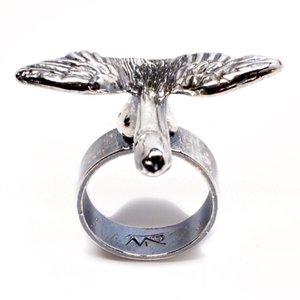 Flying Penis Ring in Sterling Silver — Michael Raymond Jewelry