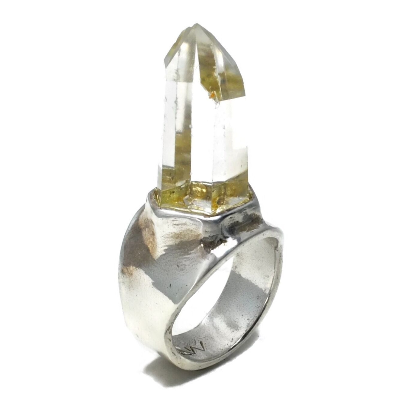 Single Quartz Crystal Ring Silver 1_preview.jpeg