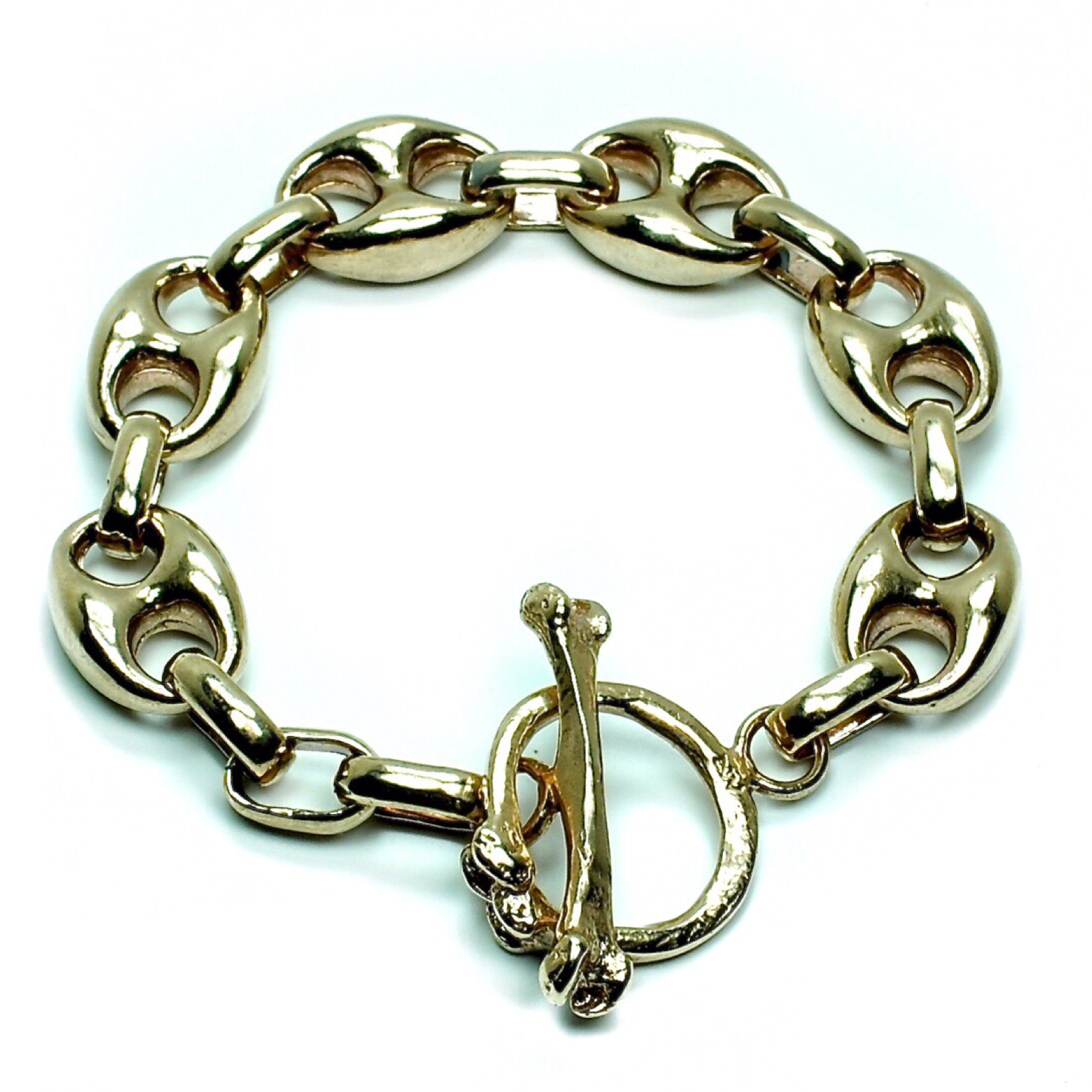 silver gucci link bracelet