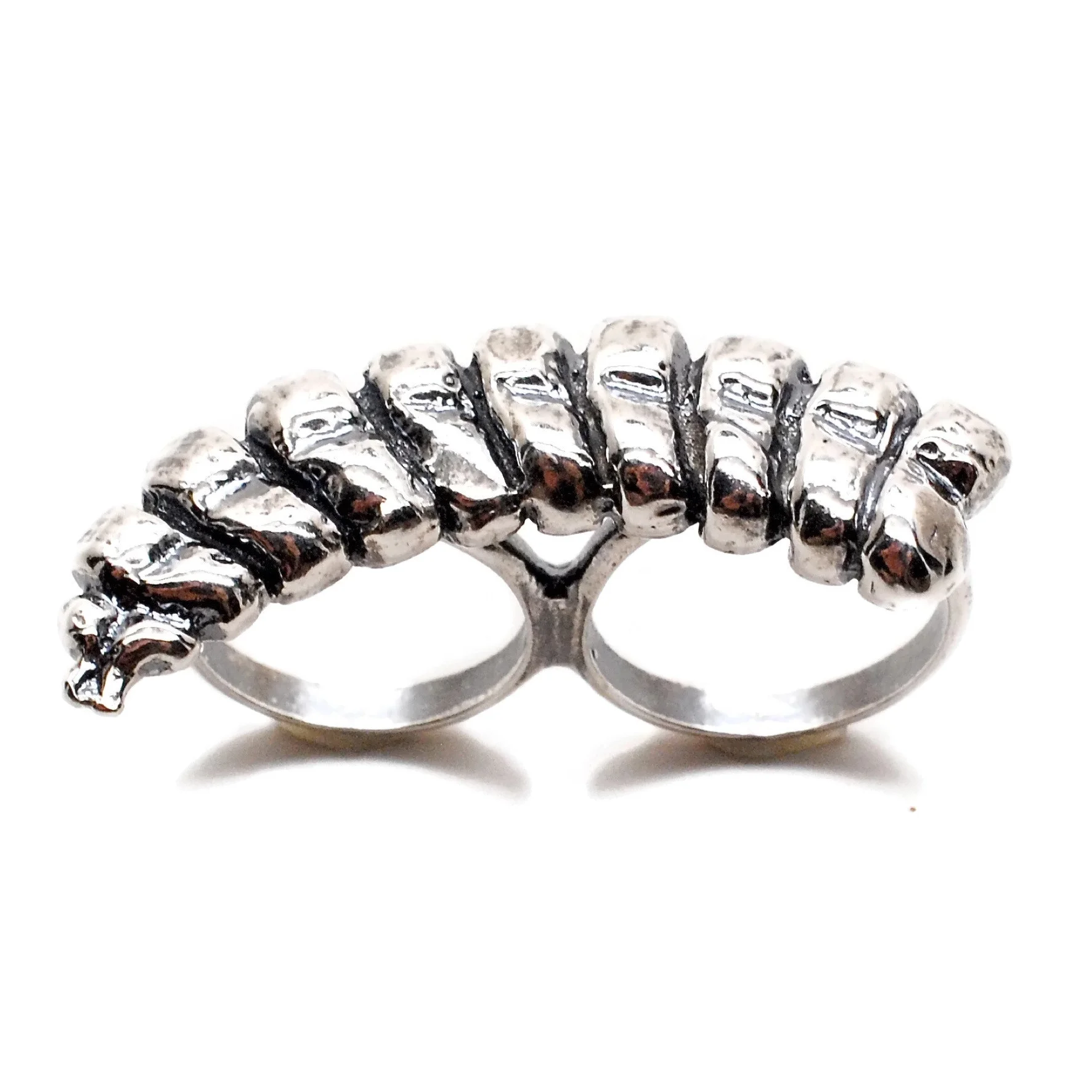 2 Finger Snake Rattle Ring