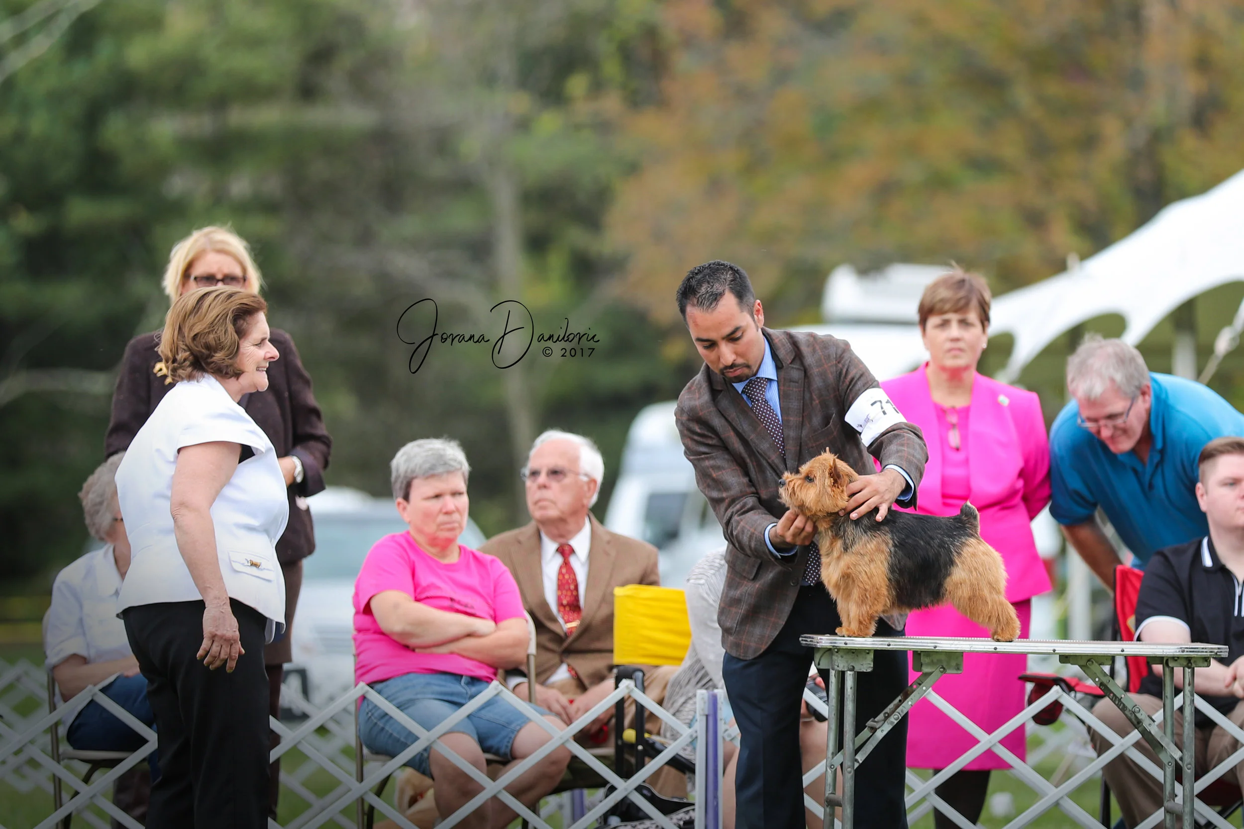 Skip in the group, Hatboro I, October 2017.