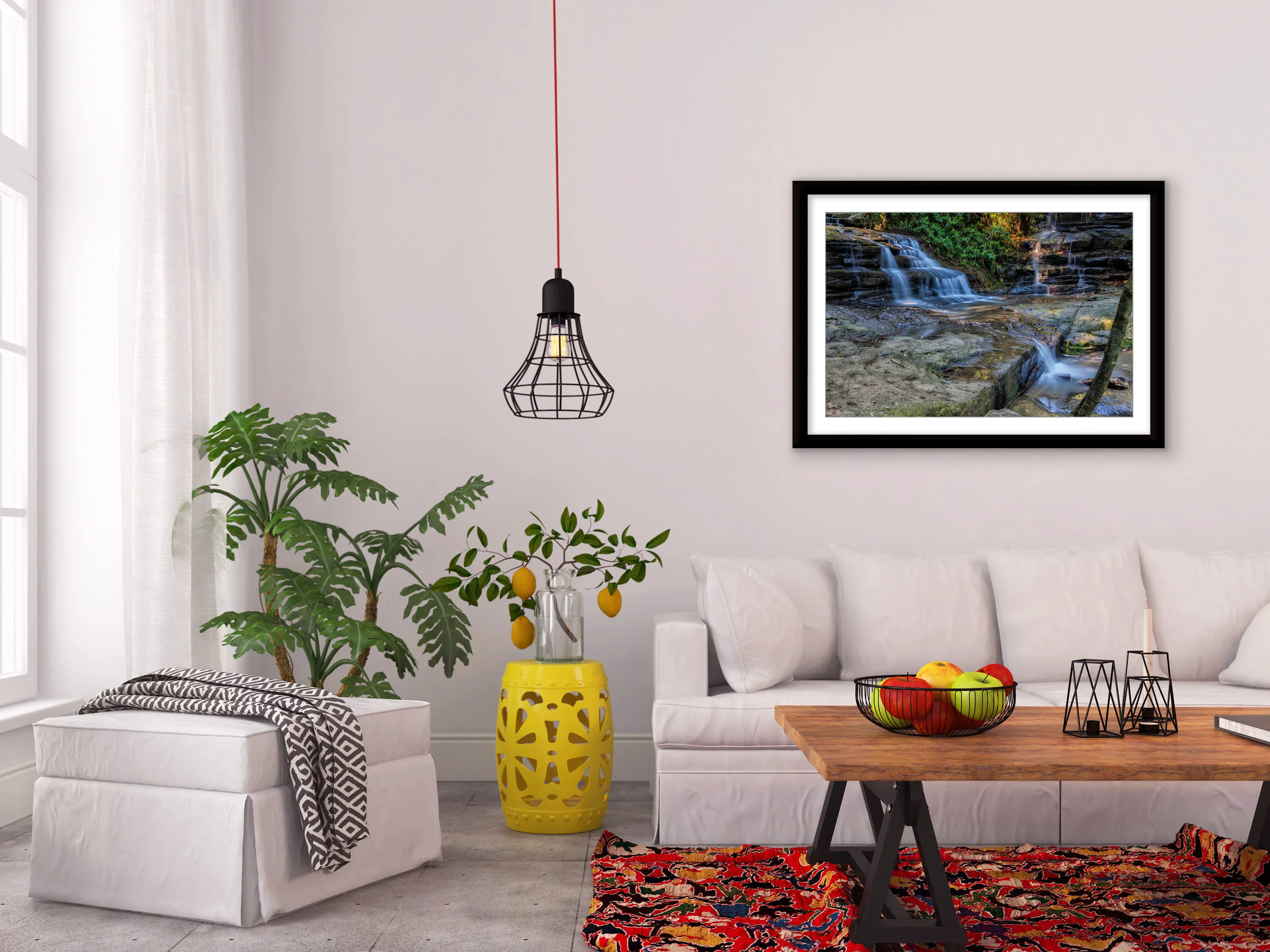 Modern contemporary bathroom 3d rendering image.Decorate wall an