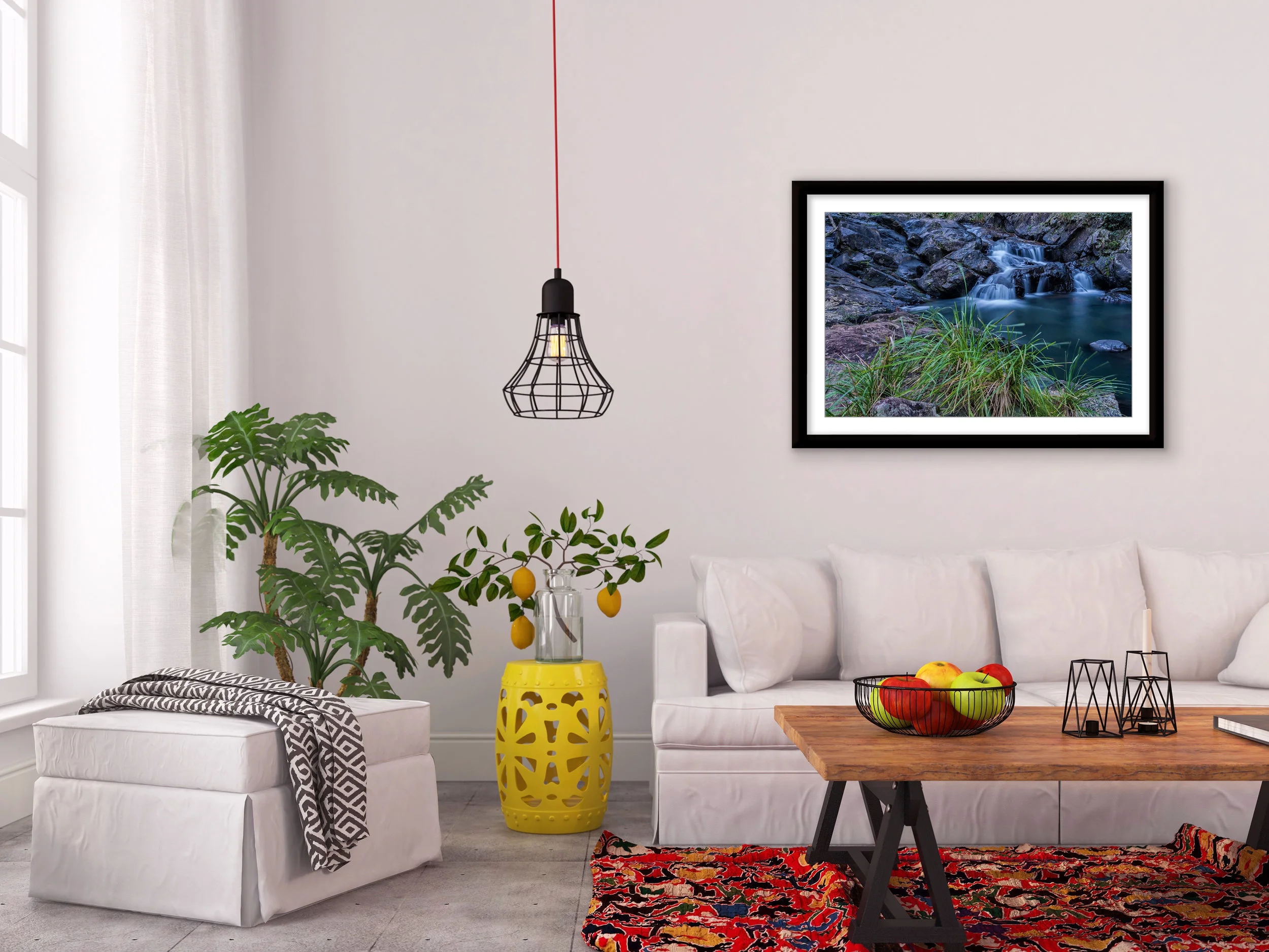 Modern contemporary bathroom 3d rendering image.Decorate wall an