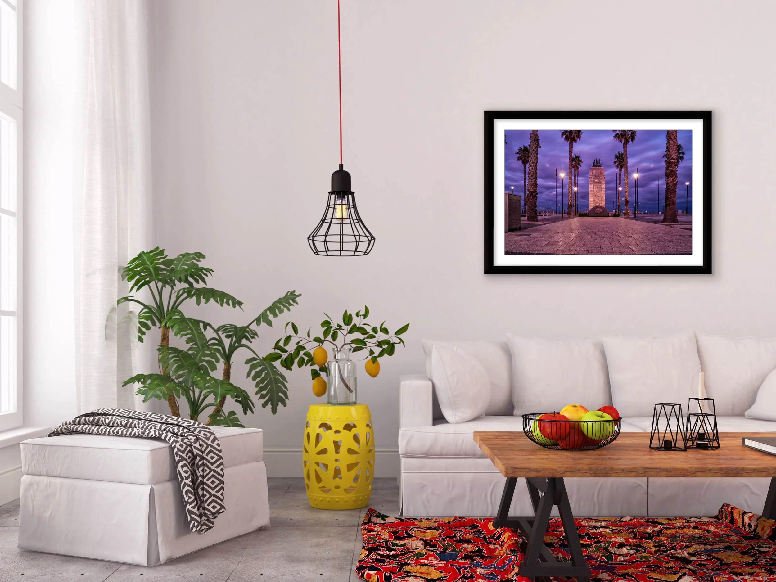 Modern contemporary bathroom 3d rendering image.Decorate wall an