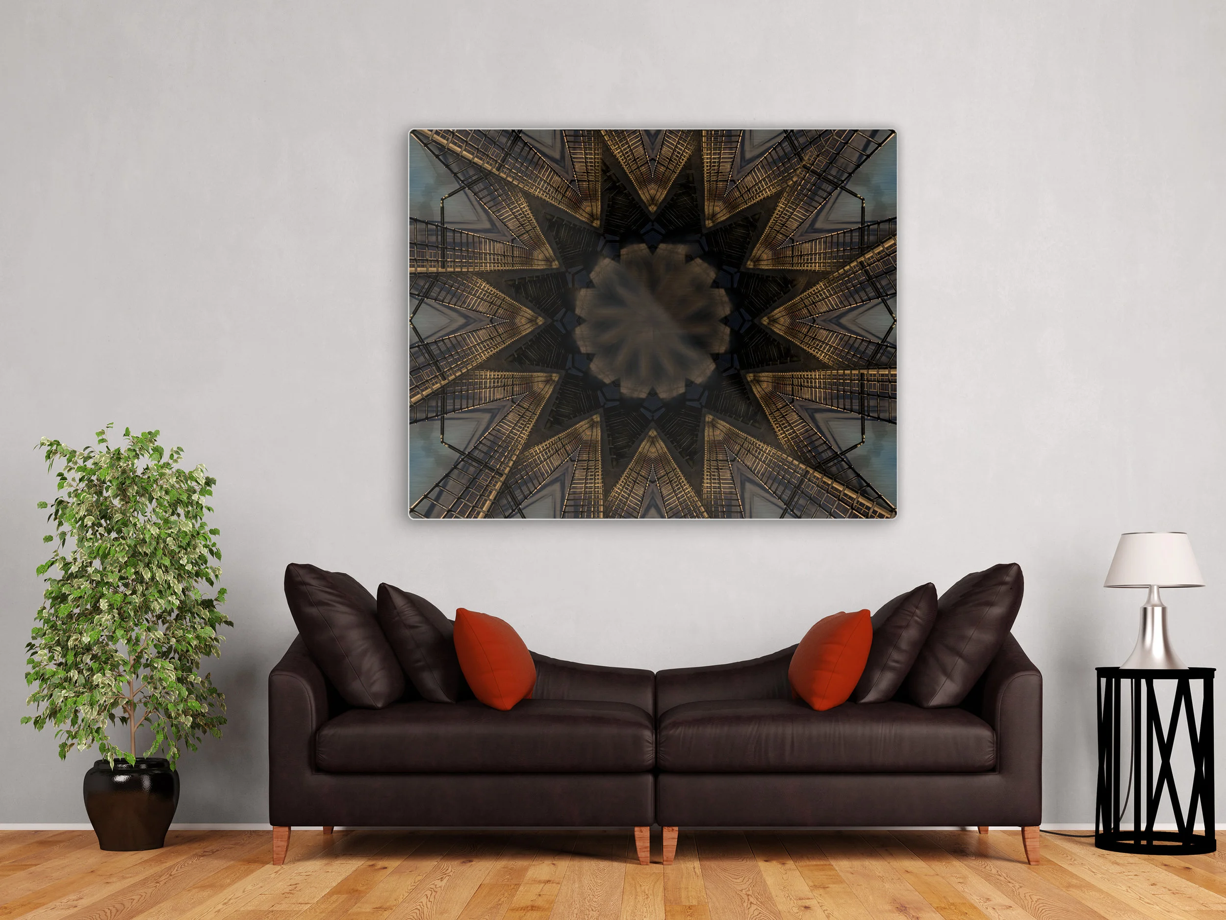 Modern contemporary bathroom 3d rendering image.Decorate wall an