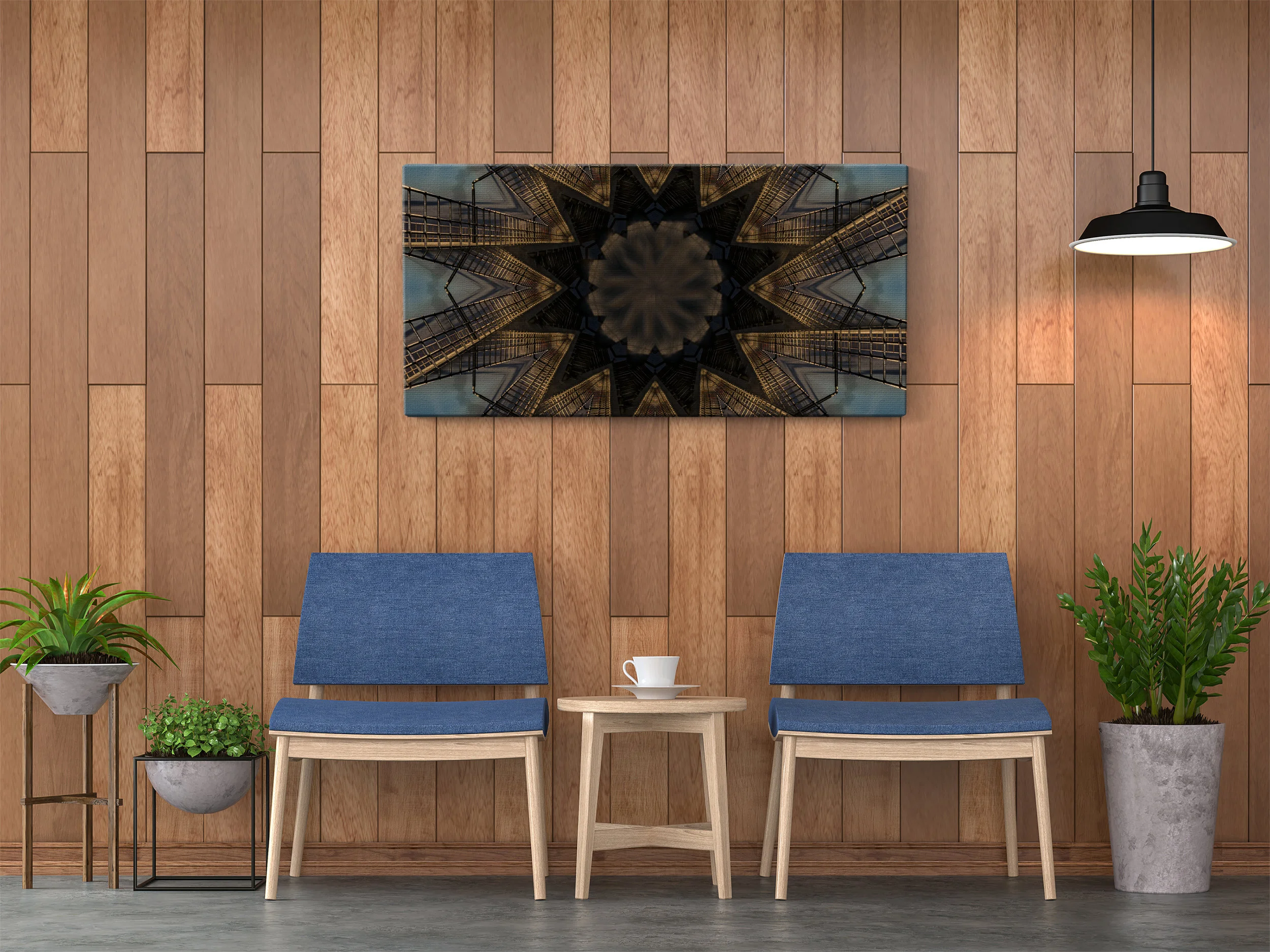 Modern contemporary bathroom 3d rendering image.Decorate wall an