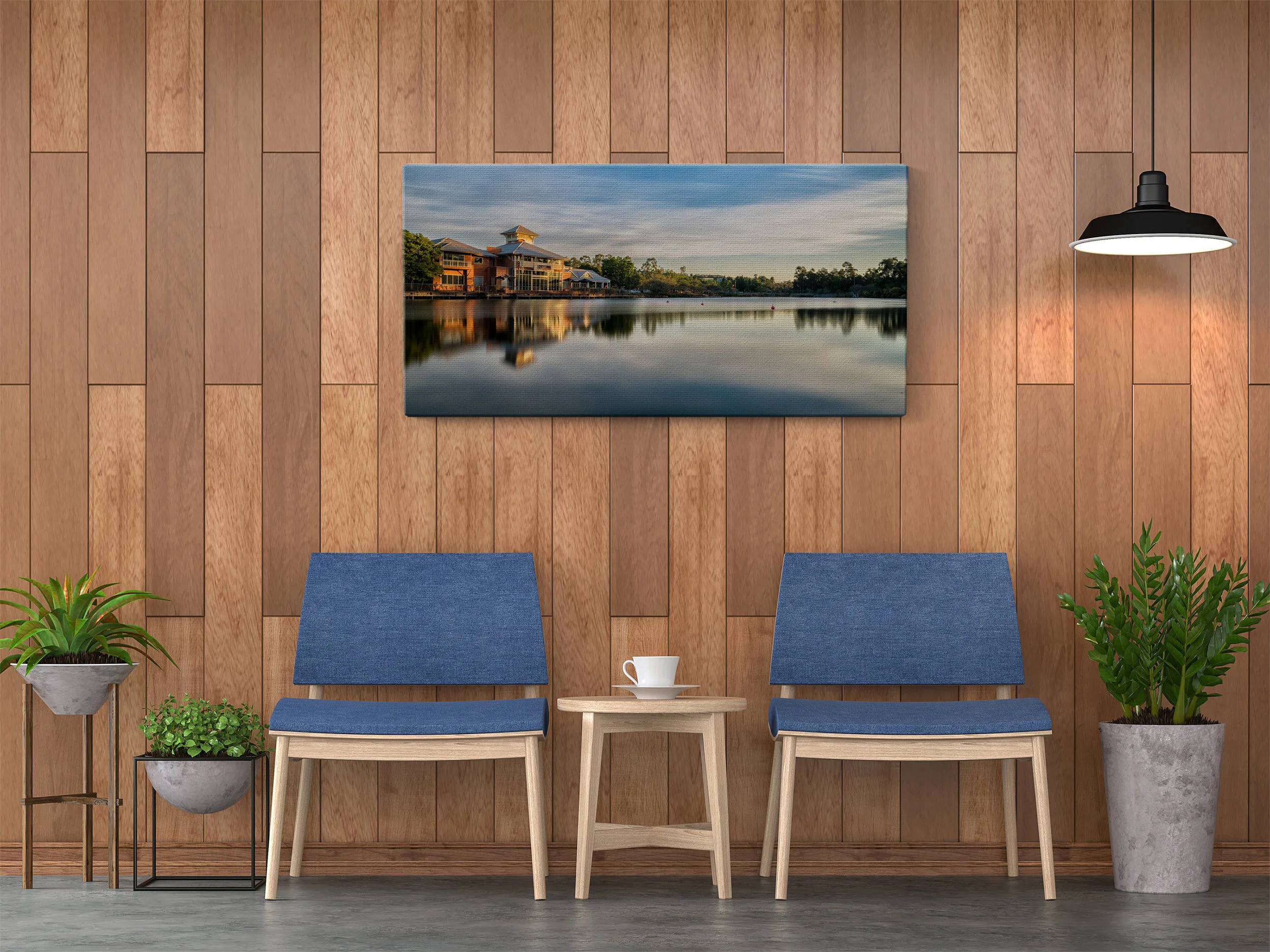 Modern contemporary bathroom 3d rendering image.Decorate wall an