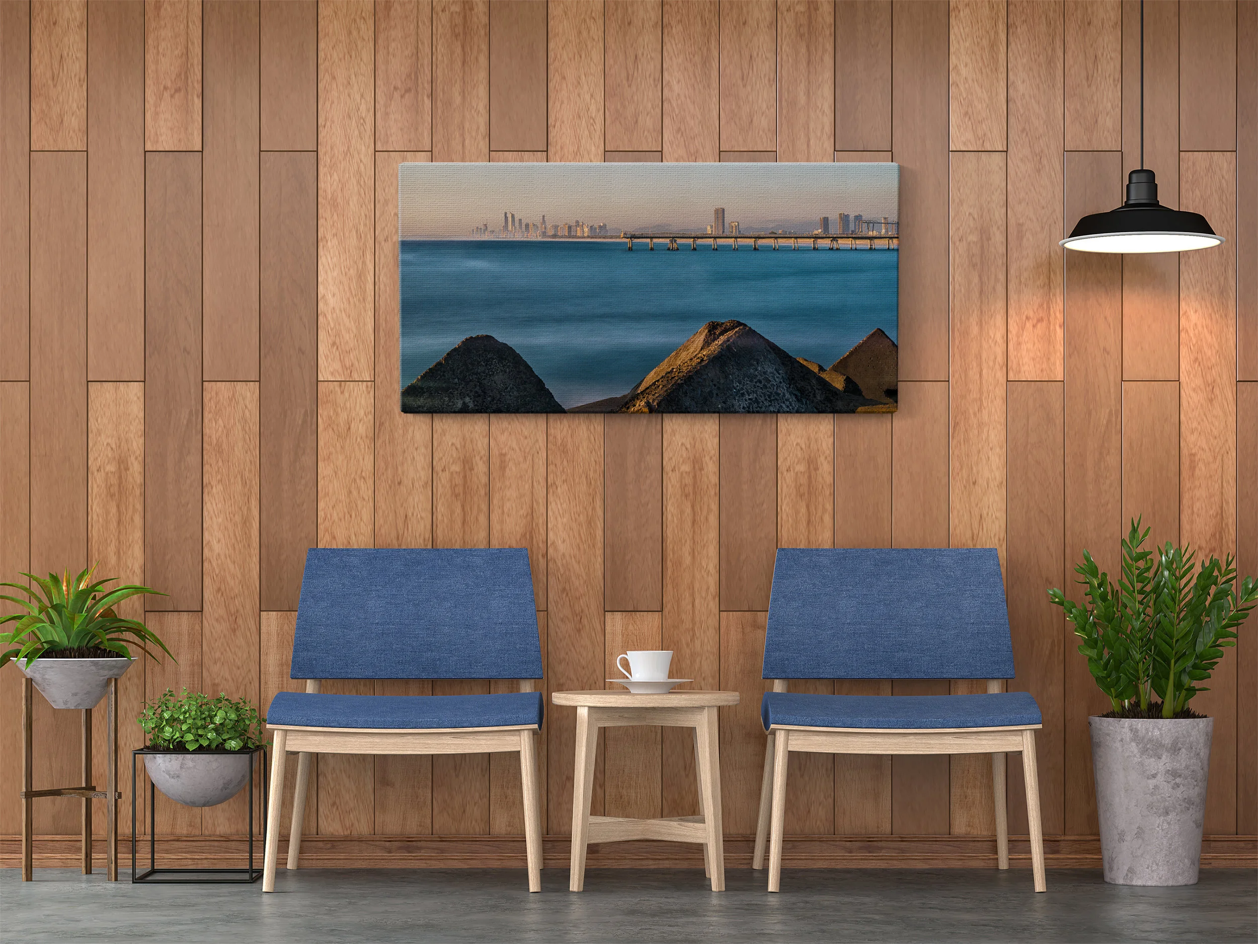 Modern contemporary bathroom 3d rendering image.Decorate wall an