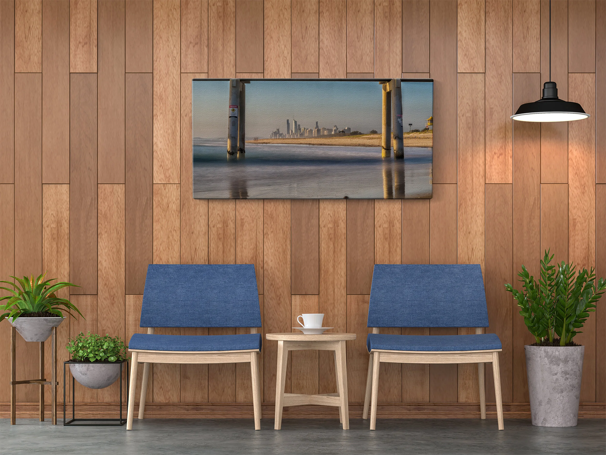 Modern contemporary bathroom 3d rendering image.Decorate wall an