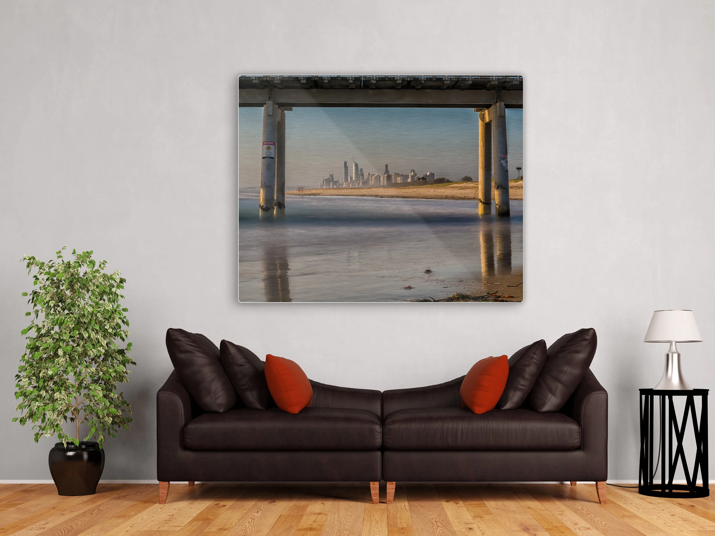 Modern contemporary bathroom 3d rendering image.Decorate wall an