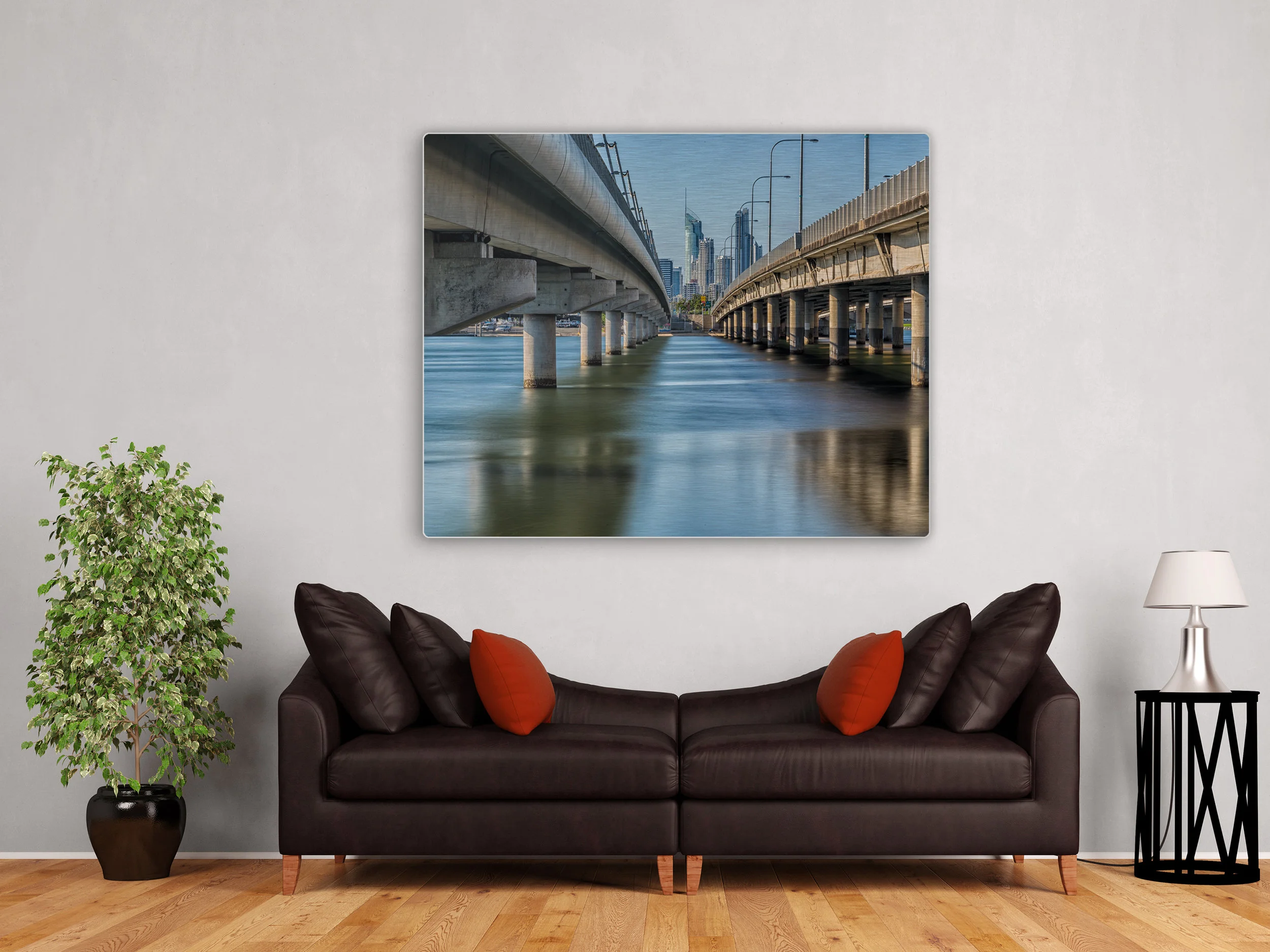 Modern contemporary bathroom 3d rendering image.Decorate wall an