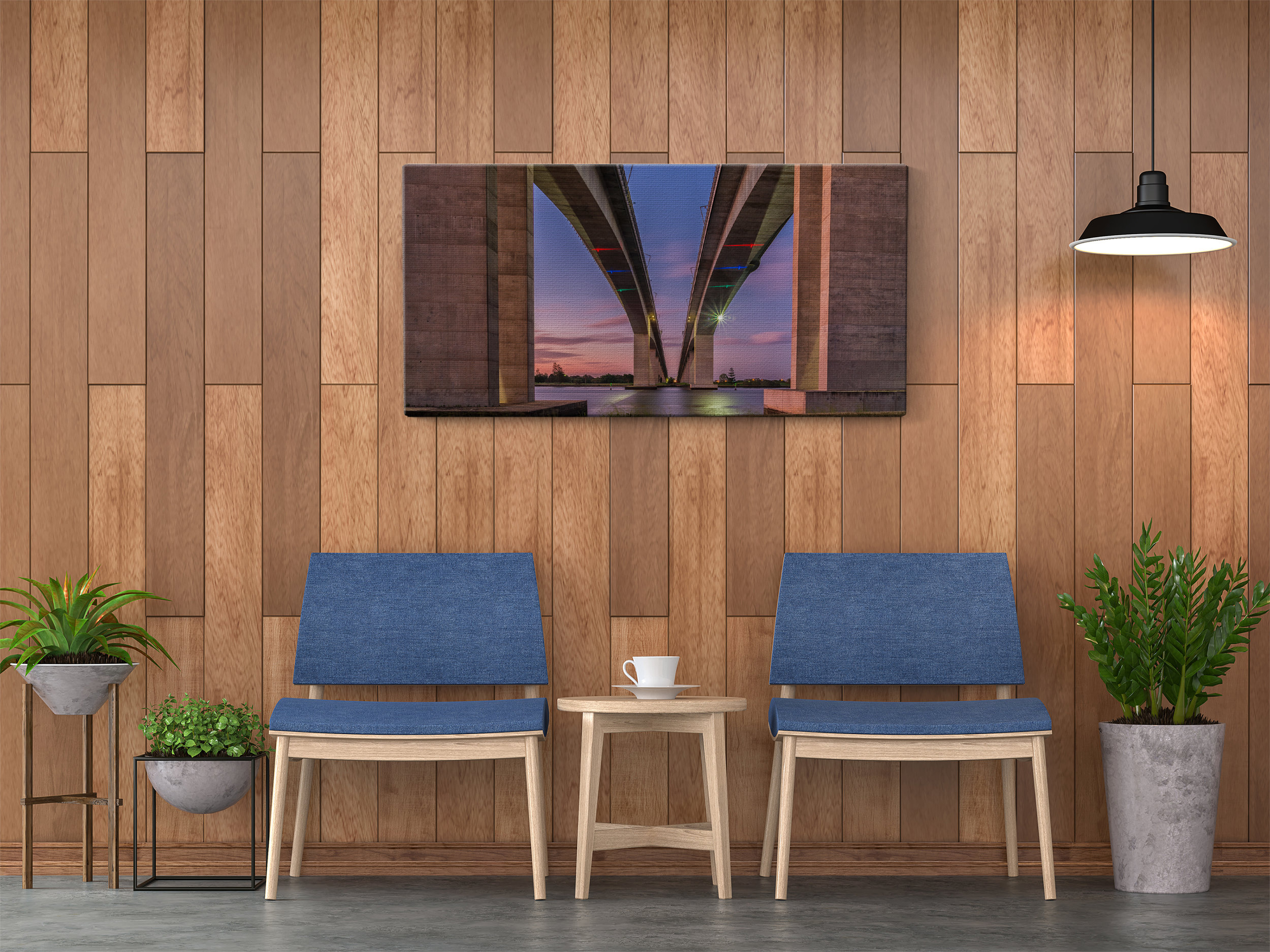 Modern contemporary bathroom 3d rendering image.Decorate wall an