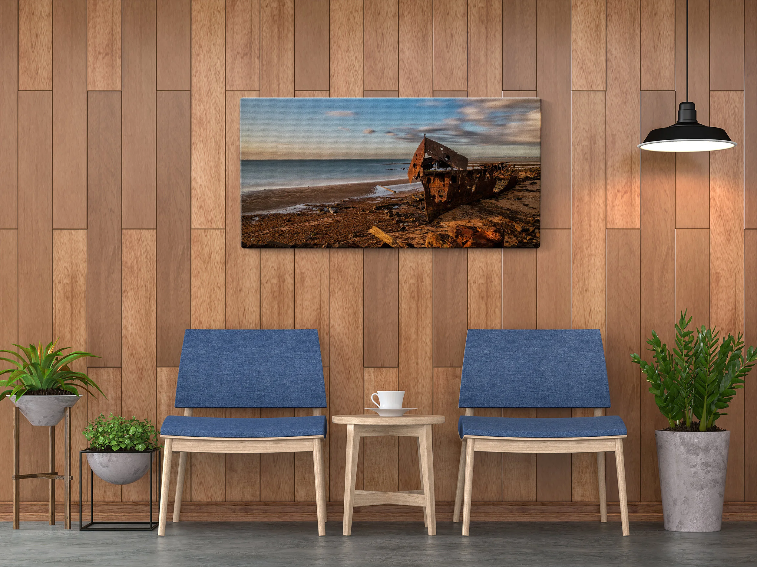 Modern contemporary bathroom 3d rendering image.Decorate wall an