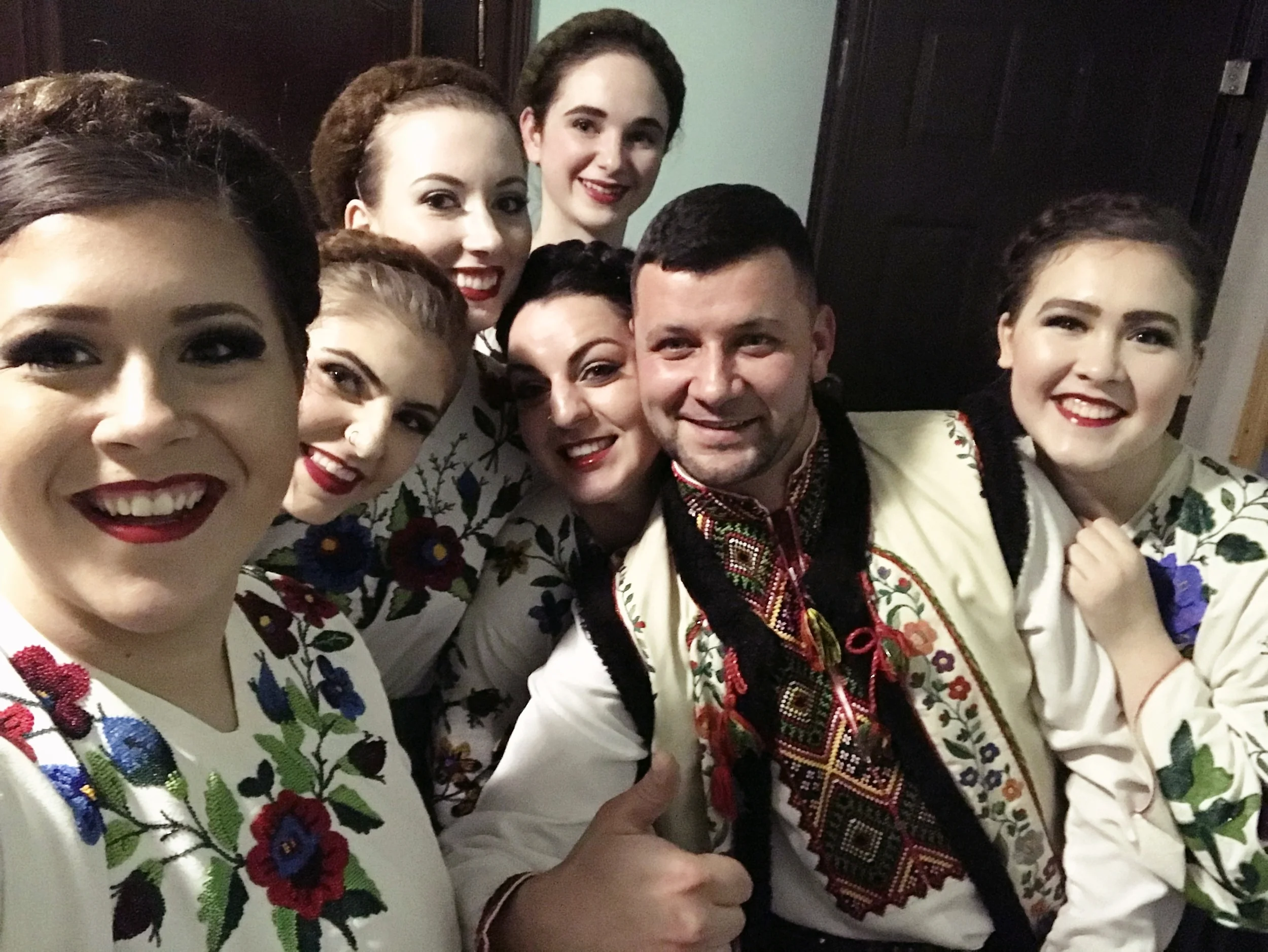 The Canadians and Romchyk, the best tsymbaly player in Chernivtsi.