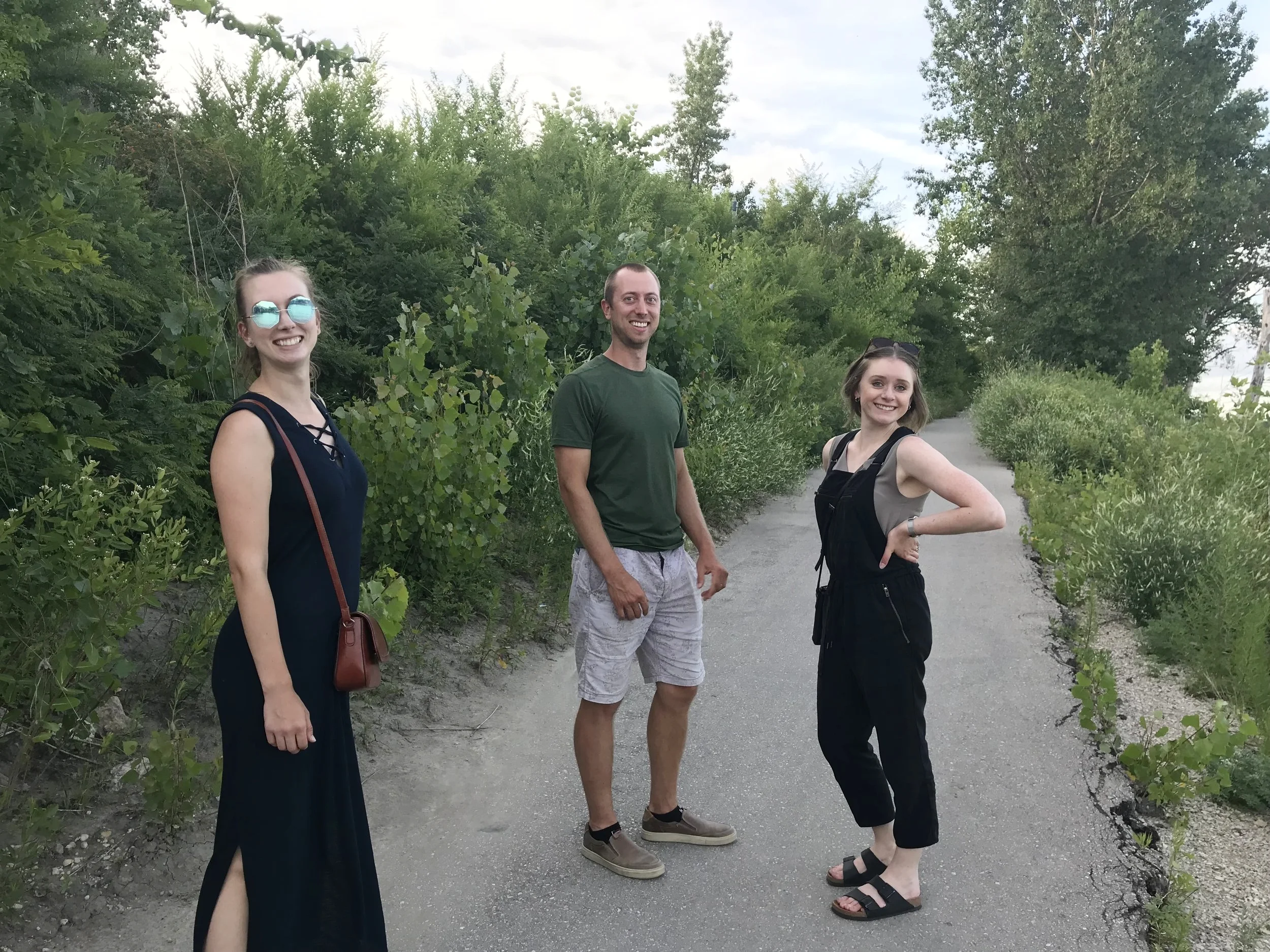 Another major adjustment: Walking/public transport isn't the main mode of transportation. Except when you're with my family and we walk from South Osborne to The Forks on a trail we didn't know existed.