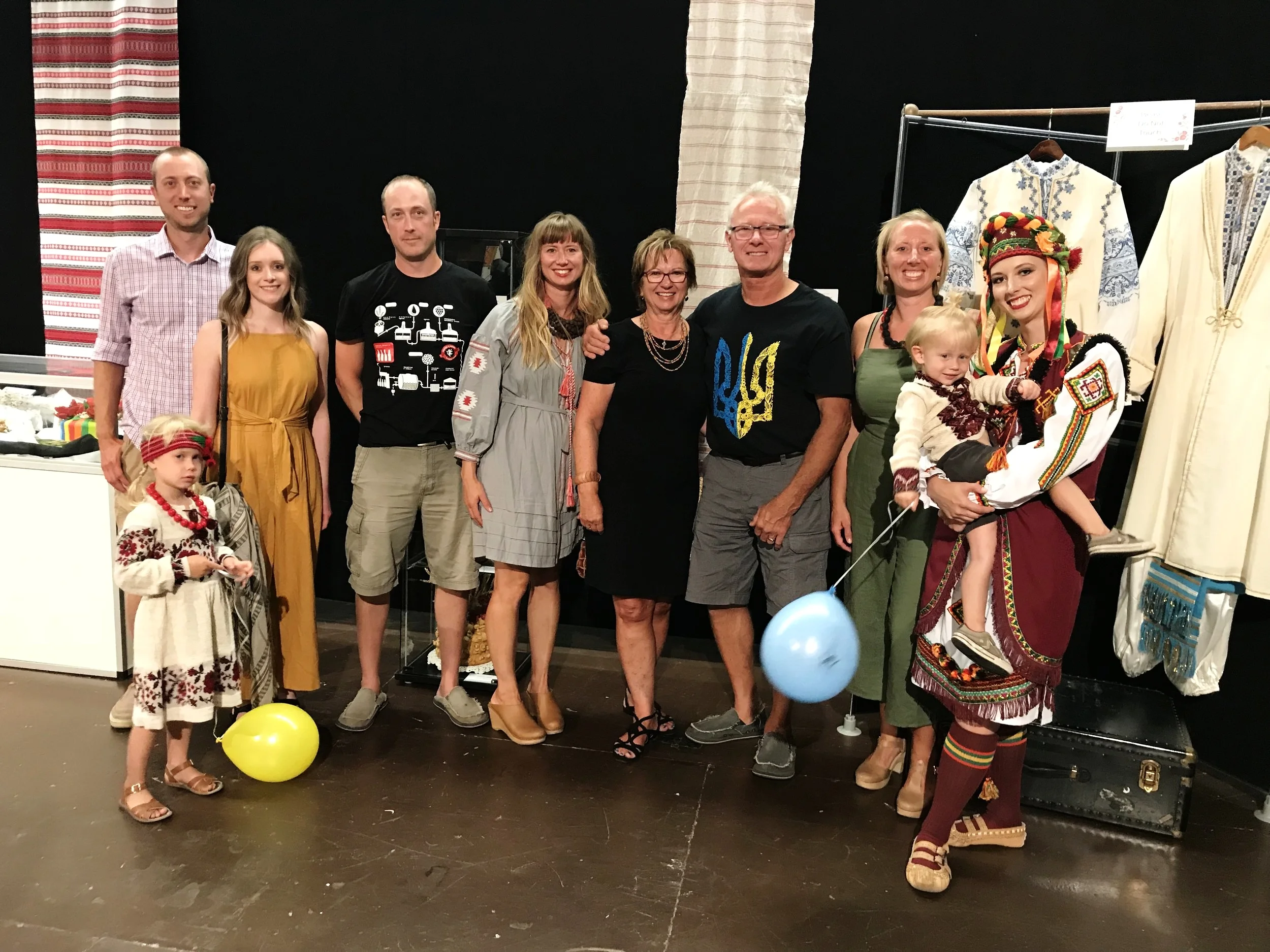 The whole crew came to watch me perform at Folklorama Aug. 8.