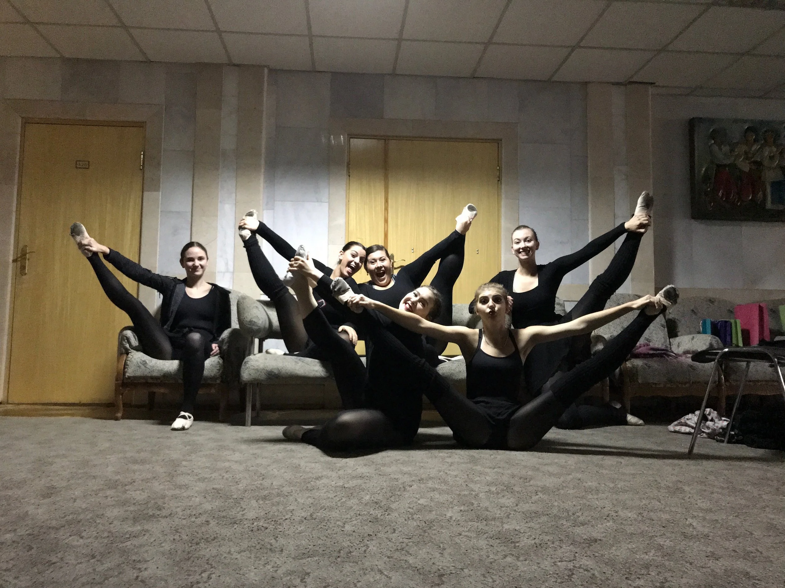 Note: This is not at all what we did during stretch class.