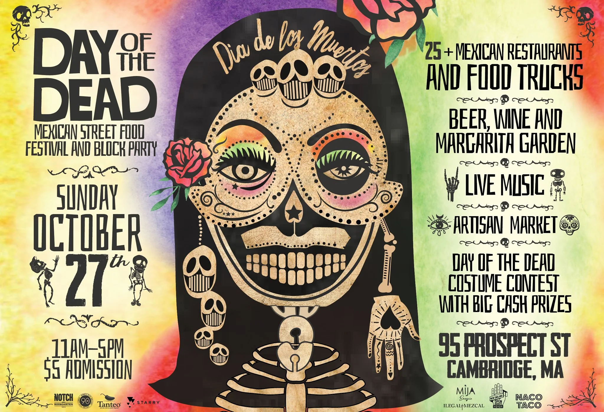 Day Of The Dead Mexican Street Food Festival New England