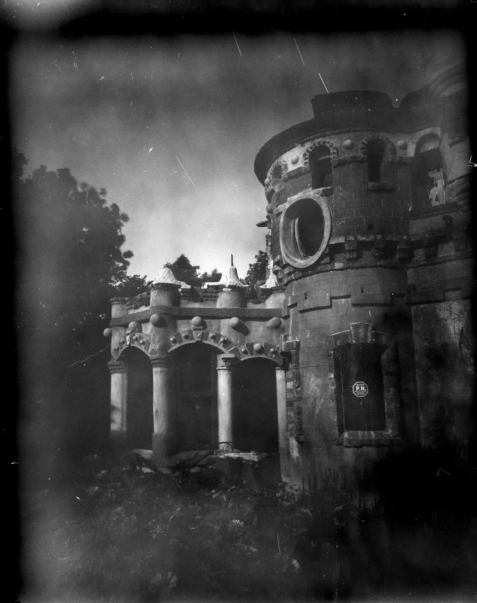 I love the contrast that a full moon creates. (Negative scan)