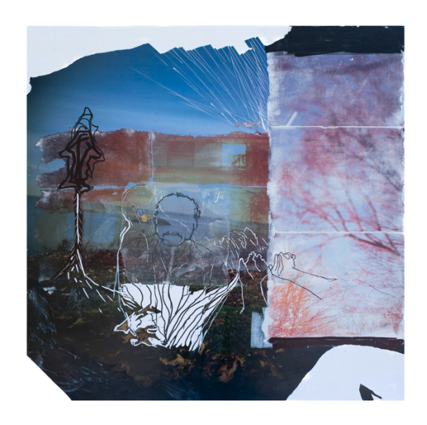  LandAirSea photographs, carving, acrylic, ink, tracing paper 30”x30” 2024 