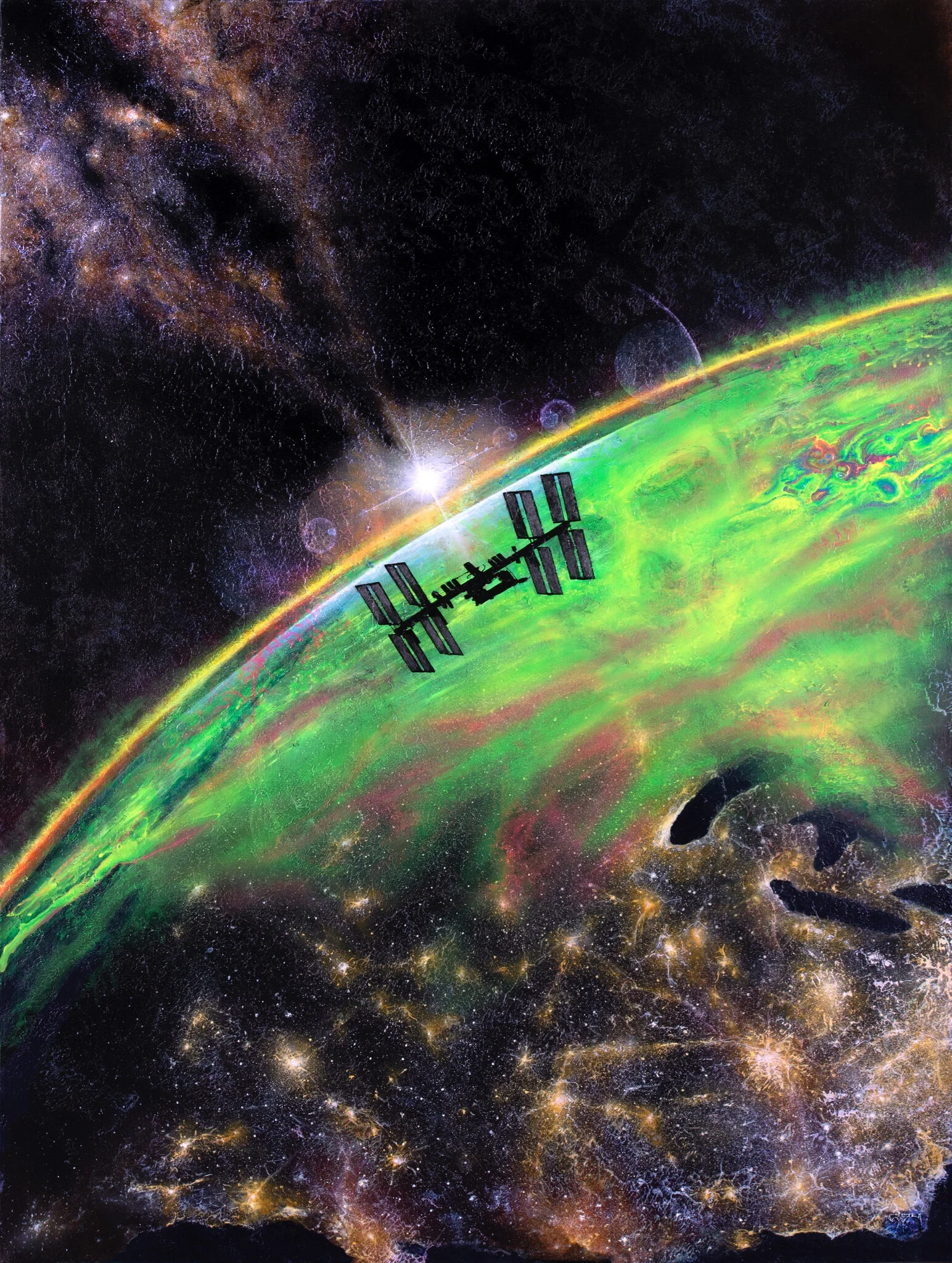 AURORA AURA Metallic Pearl Print