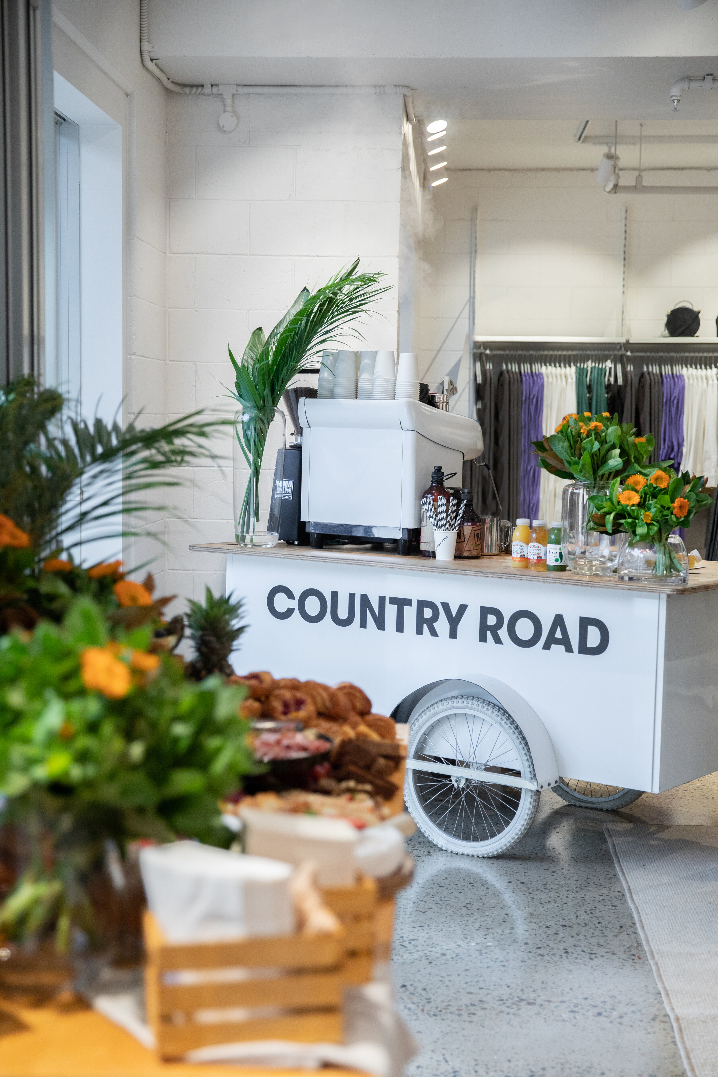 Juice Cart Activation, Cold Pressed Juice