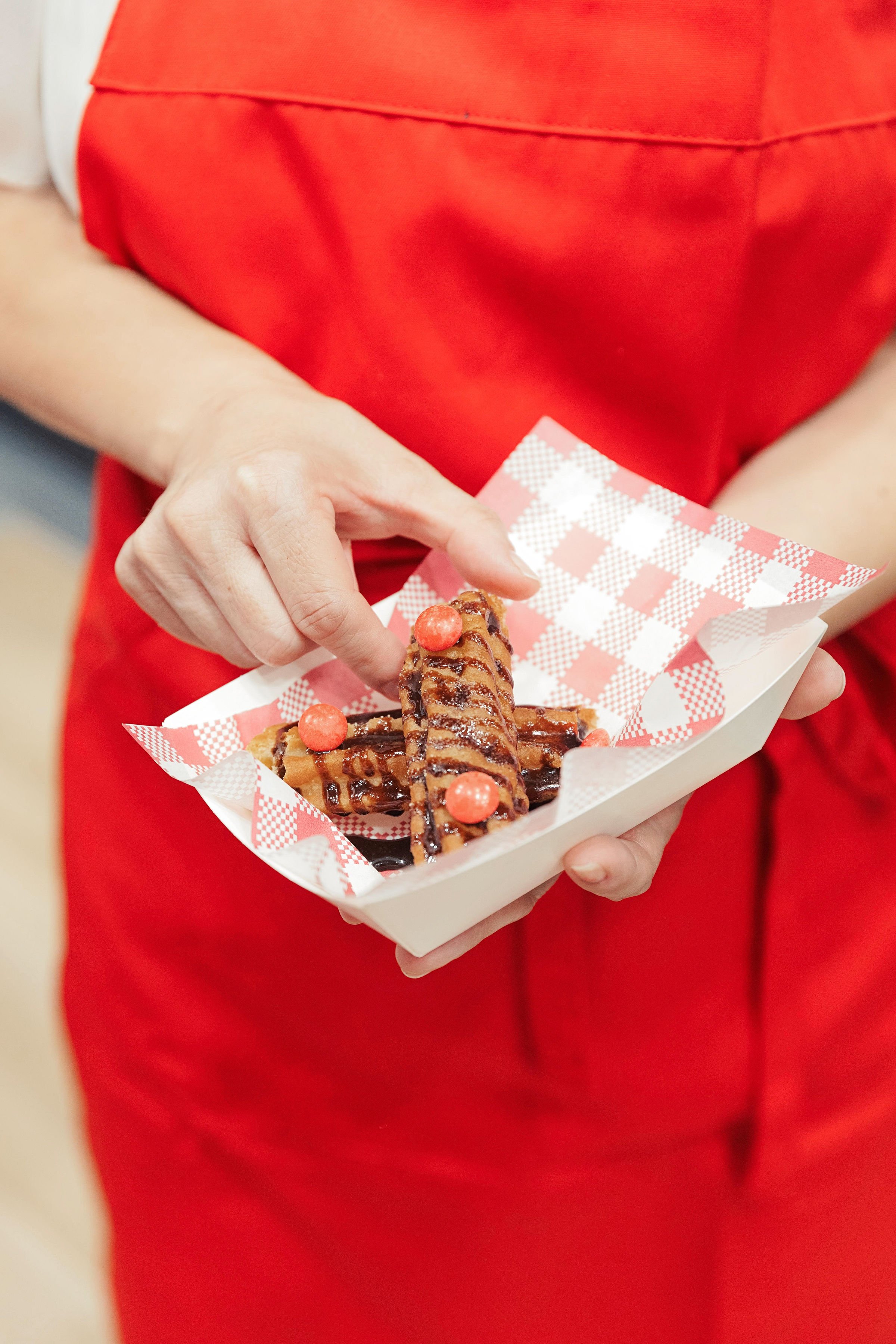 Brisbane expo draws crowds with themed churros station