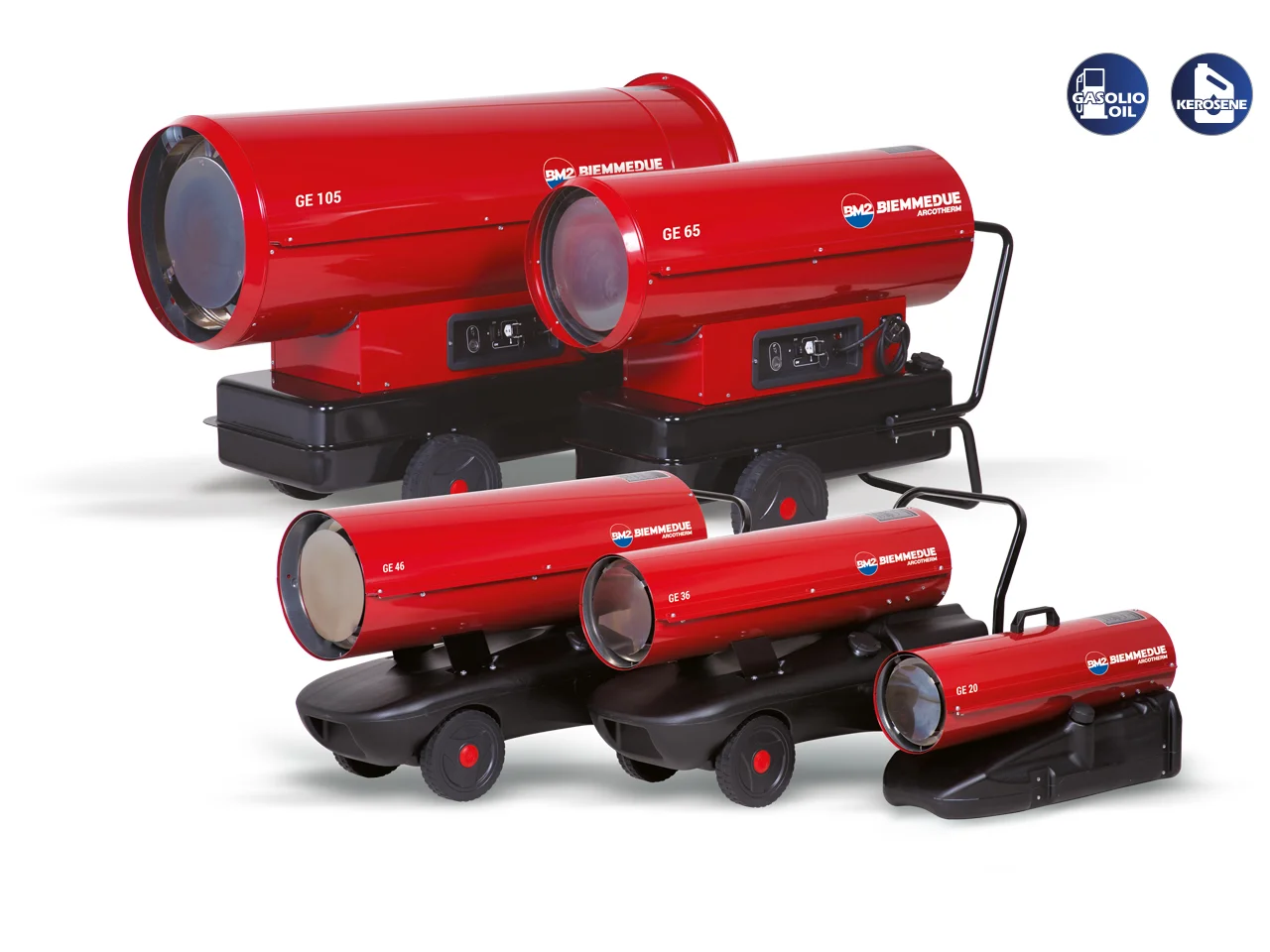 GE - DIRECT COMBUSTION MOBILE SPACE HEATERS