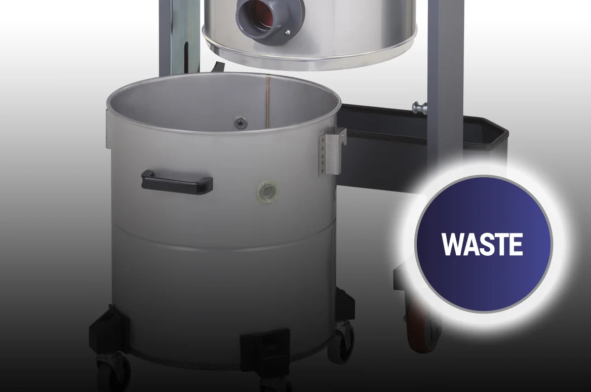 ASPIRATORI INDUSTRIALI BIEMMEDUE: APPLICAZIONI SPECIALI - RIFIUTI