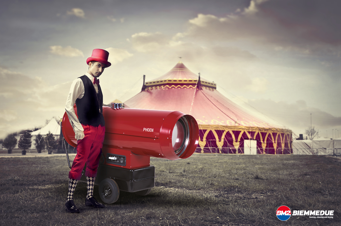 GENERATORI D'ARIA CALDA PER IL RISCALDAMENTO DI EVENTI