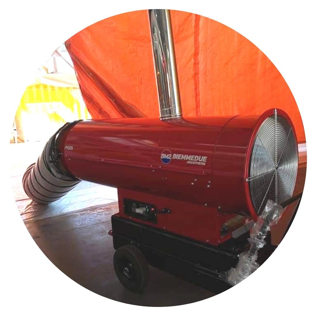 Generatori d'aria calda Biemmedue per trattamento termico infestanti pest control