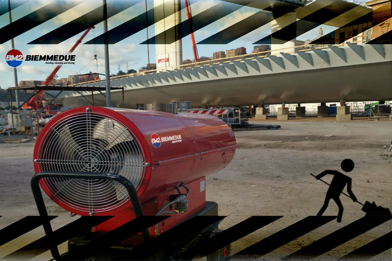 BIEMMEDUE  ДЛЯ  СТРОИТЕЛЬСТ ВА НОВОГО МОСТА МОРАНДИ В  ГЕНУЕ