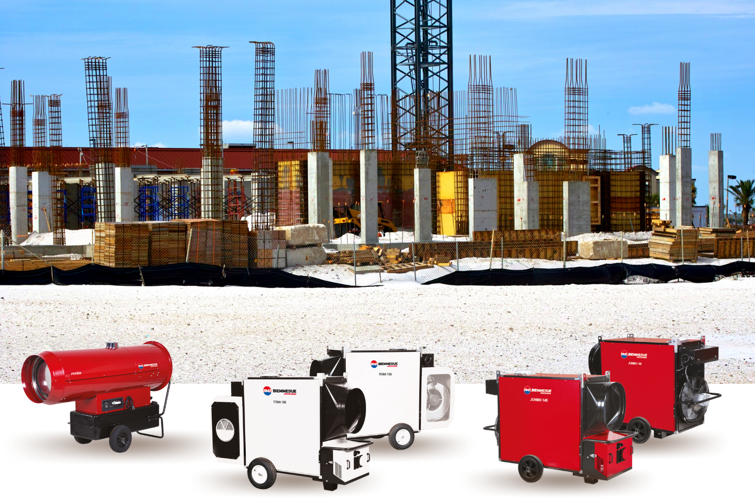 HOT AIR GENERATORS FOR BUILDING AND CONSTRUCTION