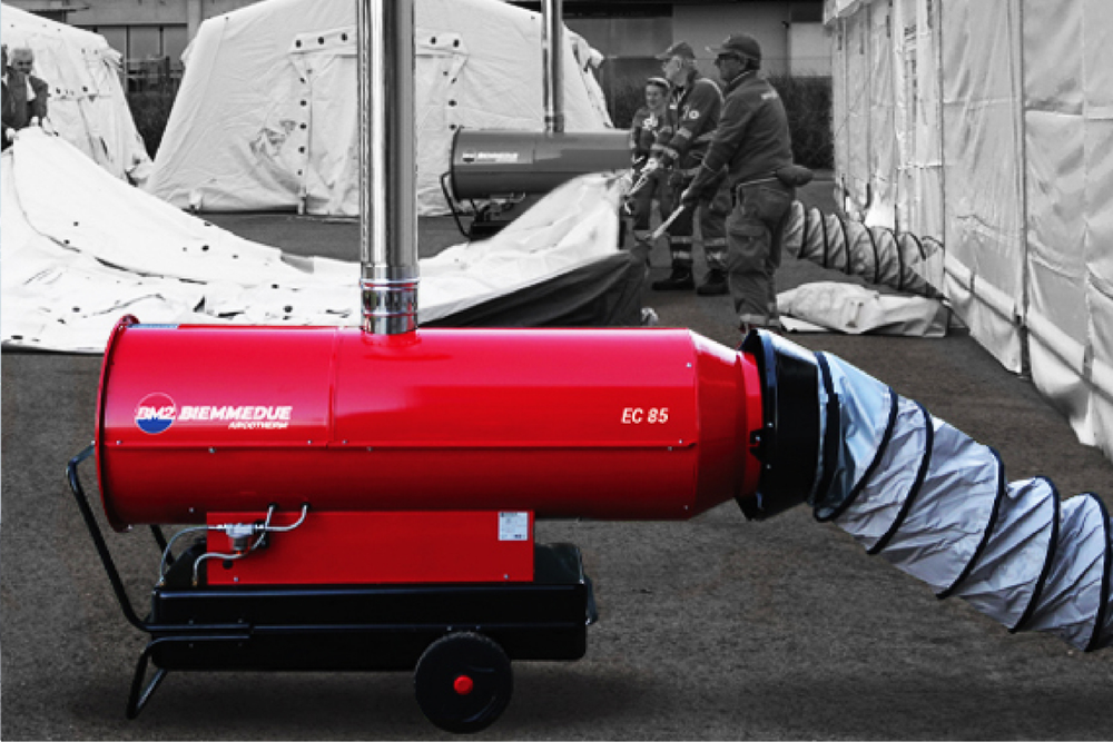 HOT AIR GENERATORS FOR THE HEALTHCARE SECTOR
