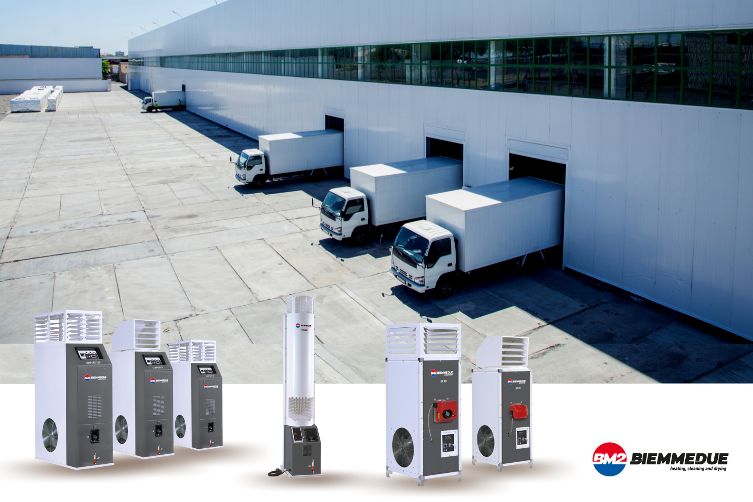 HOT AIR GENERATORS FOR INDUSTRIAL SHEDS