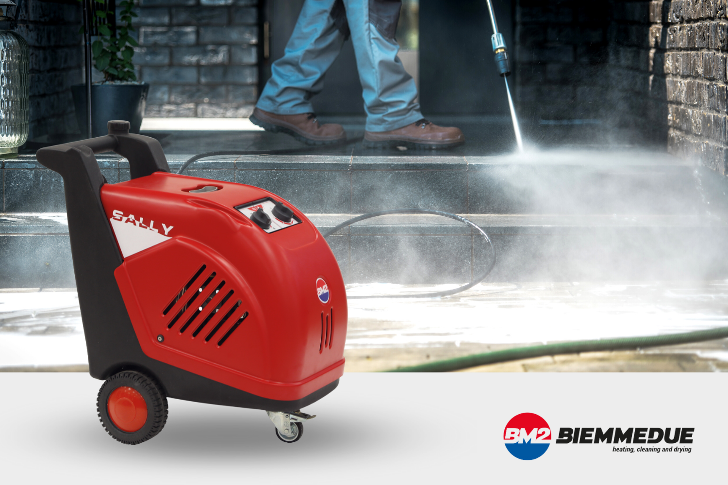 PROFESSIONAL HOT WATER HIGH PRESSURE CLEANERS: SALLY MODEL