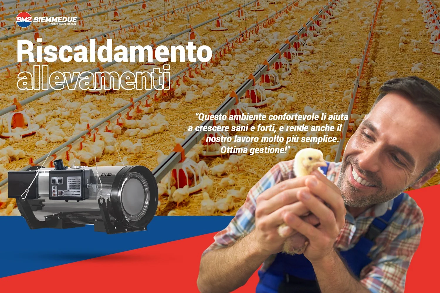 Heating on animal farms