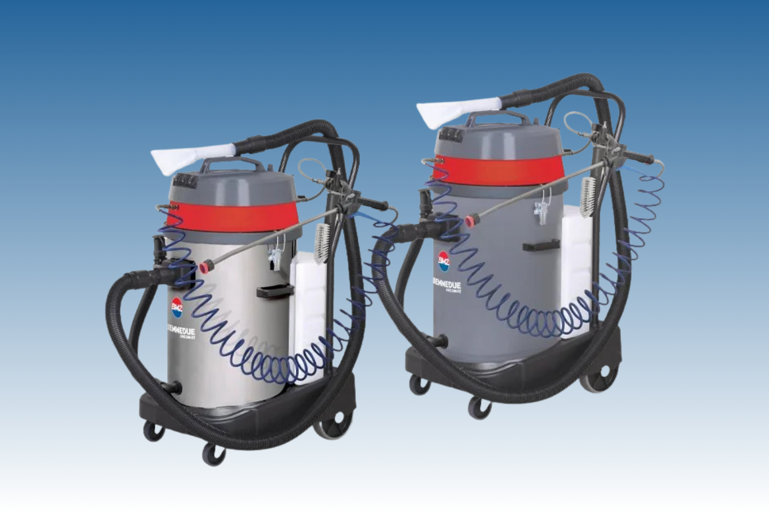 EX-F 80: vacuuming and dry foam in a single professional machine