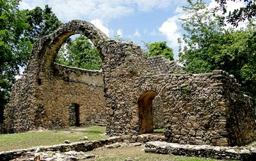 Oxtankah ruins.