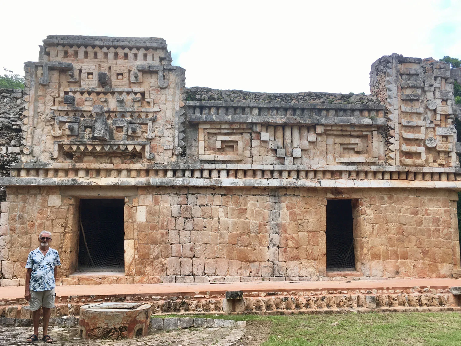 Right: The double-headed jaguar throne at the Governor's palace.