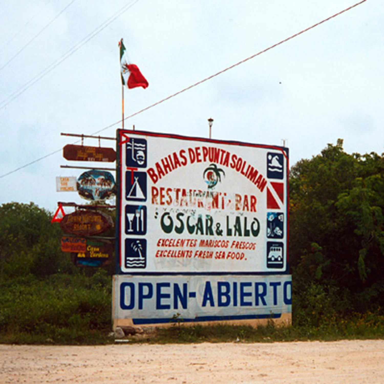 The public car park is a one-minute walk from the beach.