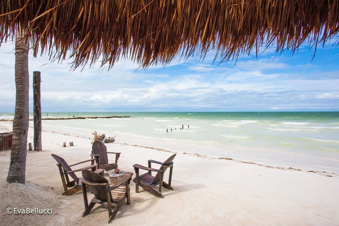 The locals build pyramids, not sandcastles!