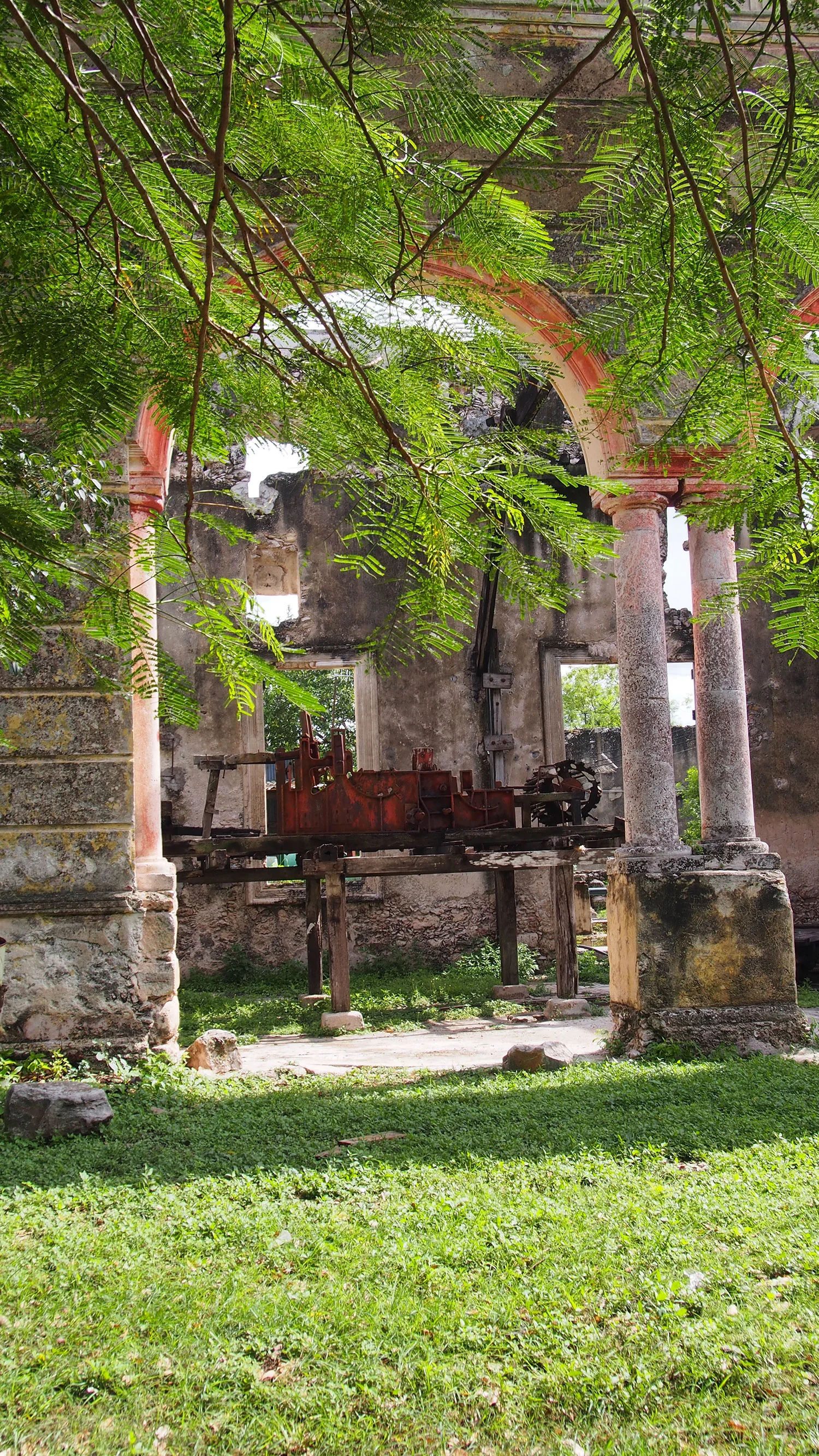 The veranda of the main house.