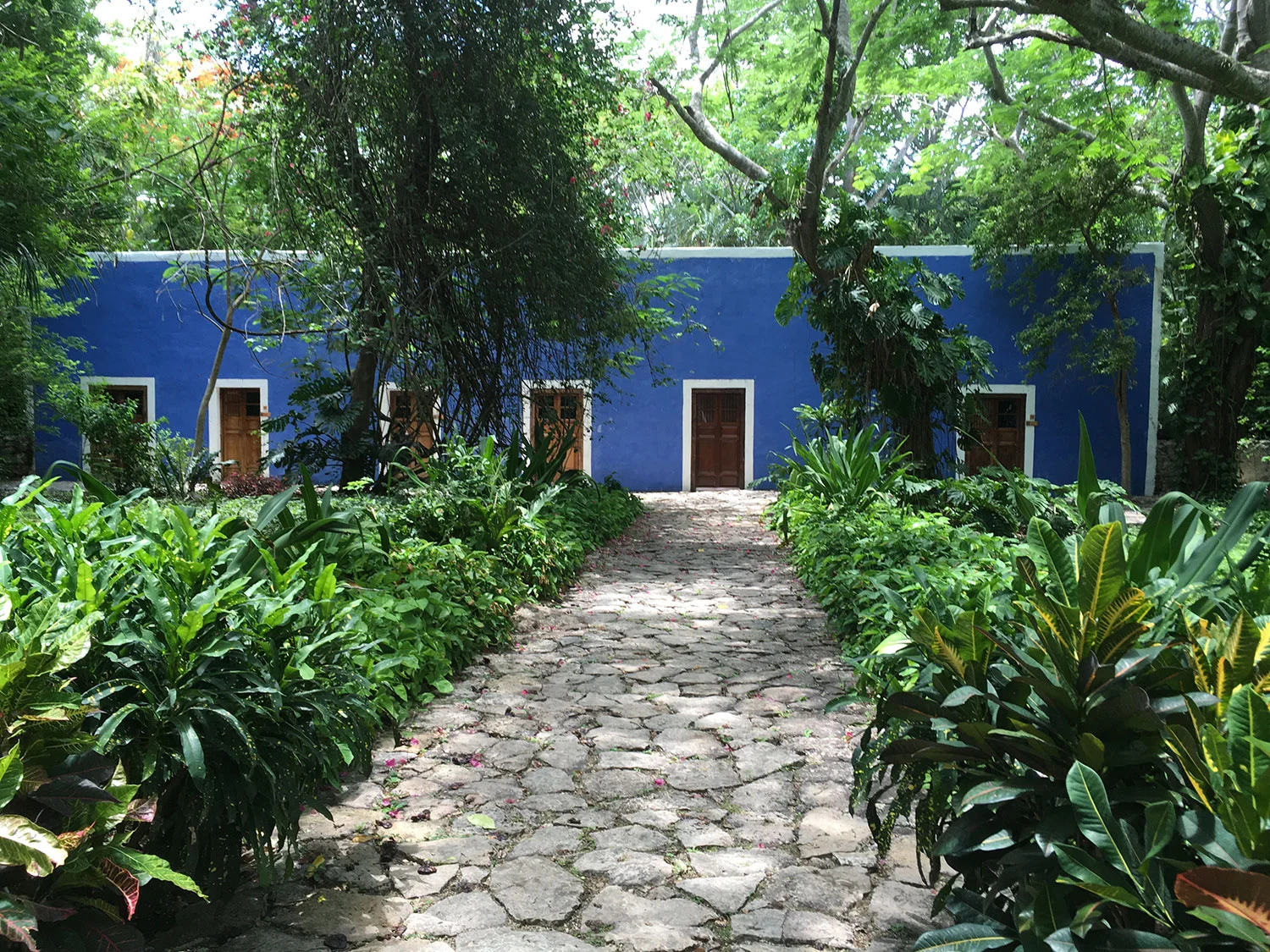The veranda of the main house.