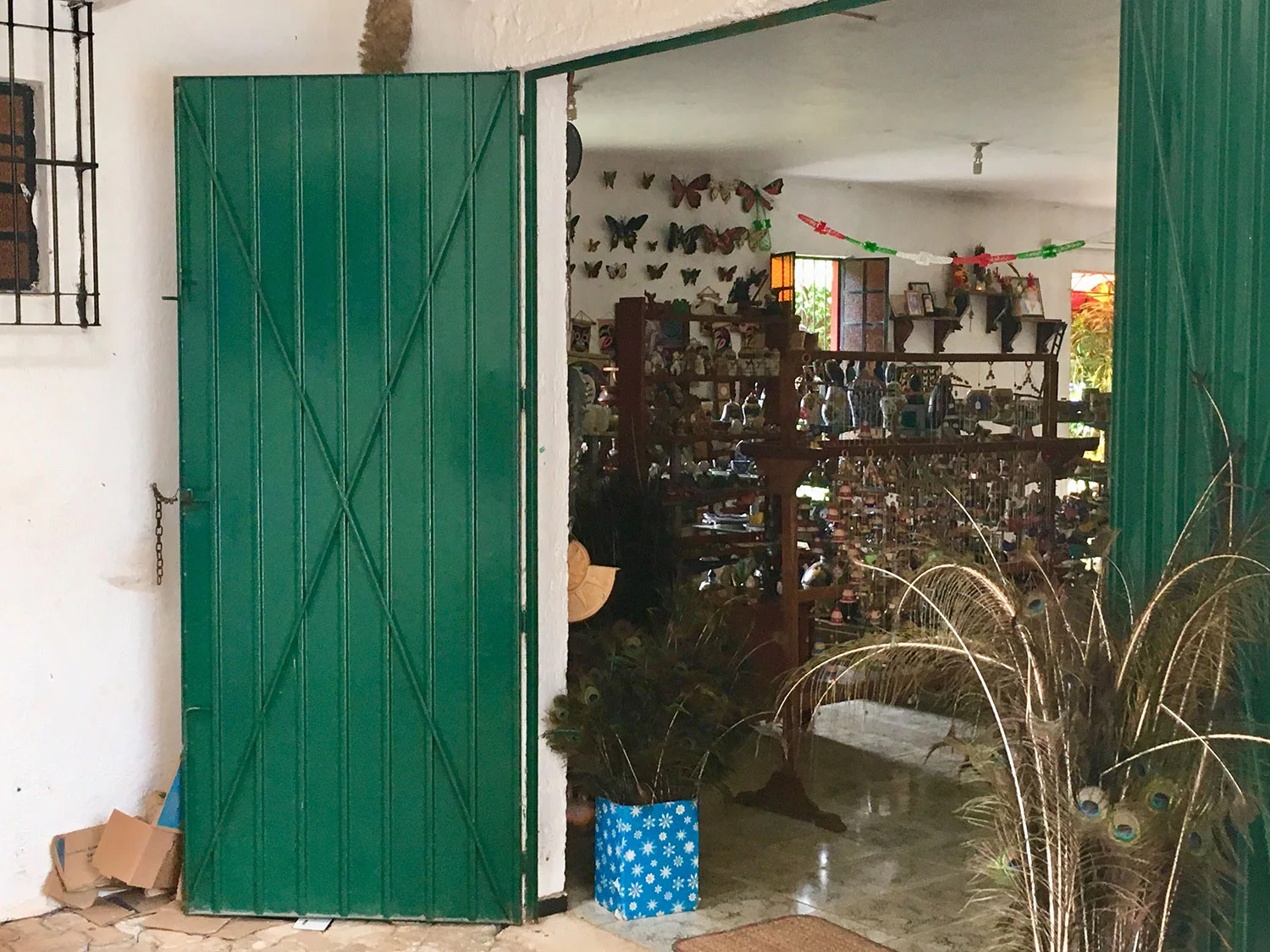 One of the hacienda’s bedrooms.