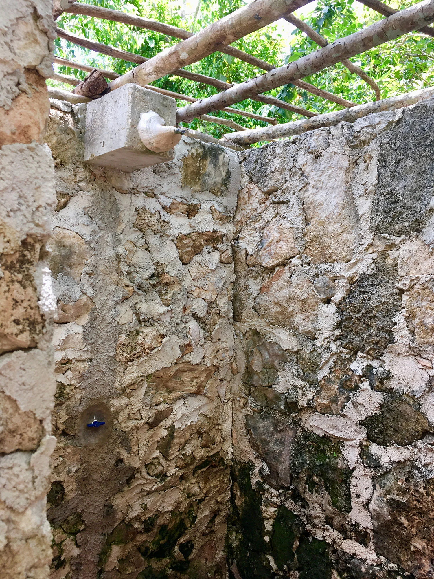 One of the viewing balconies on the way down.